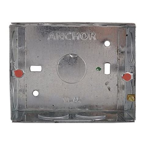 junction box anchor|3 module box size.